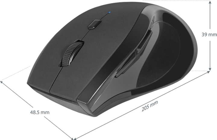 Mysz Defender Accura MM-295 Wireless Black (4714033522953) - obraz 5