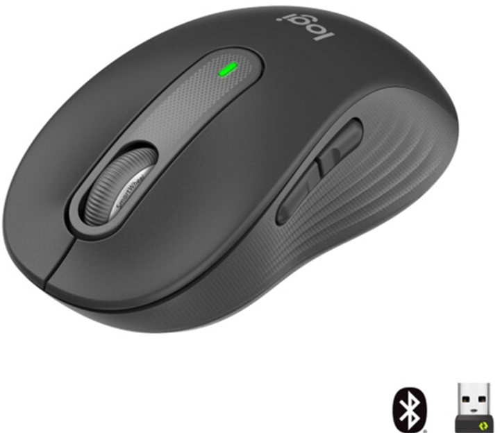 Mysz komputerowa bezprzewodowa Logitech Signature M650 L, grafitowa (910-006236) - obraz 2