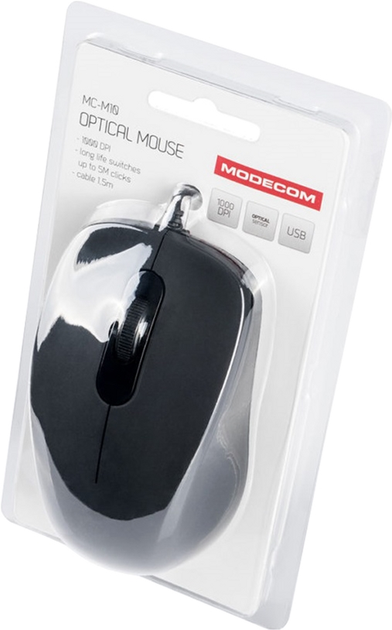 Миша Modecom MC-M10 USB Black (M-MC-0M10-100) - зображення 5