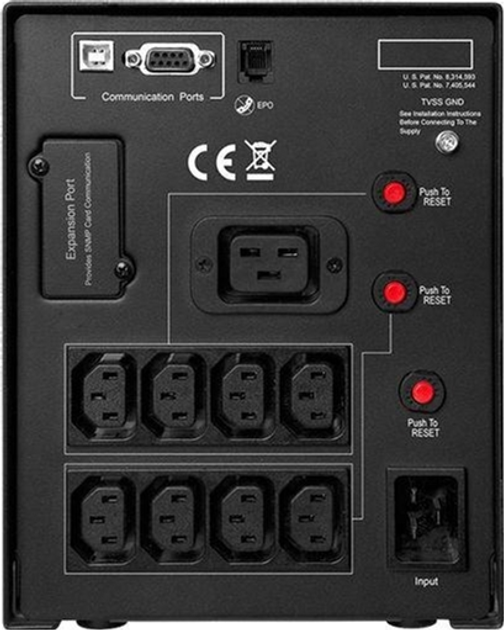 UPS CyberPower Line-Interactive SNMP 2200 VA (PR2200ELCDSL) - obraz 3