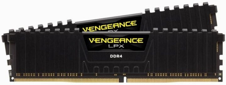 RAM Corsair DDR4-2400 16384MB PC4-19200 (zestaw 2x8192) Vengeance LPX czarny (CMK16GX4M2A2400C14) - obraz 1