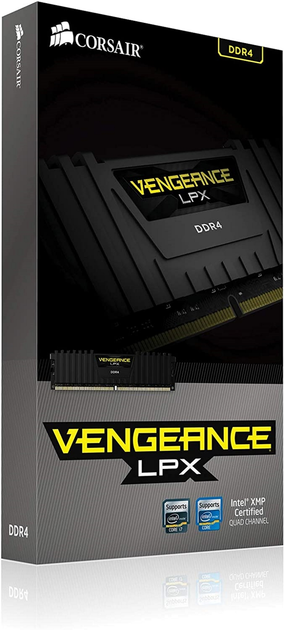 Оперативна пам'ять Corsair DDR4-2400 8192MB PC4-19200 (Kit of 2x4096) Vengeance LPX Black (CMK8GX4M2A2400C14) - зображення 6