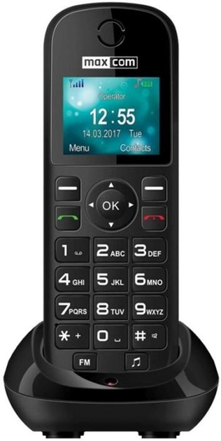 Telefon komórkowy Maxcom MM35D Black - obraz 1