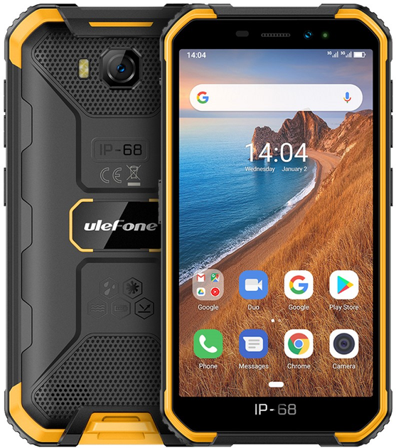 Мобільний телефон Ulefone Armor X6 2/16GB Black-Orange (UF-AX6/OE) - зображення 1