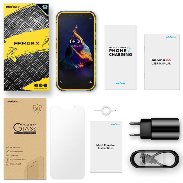 Мобільний телефон Ulefone Armor X8 4/64GB Orange (UF-AX8/OE) - зображення 10