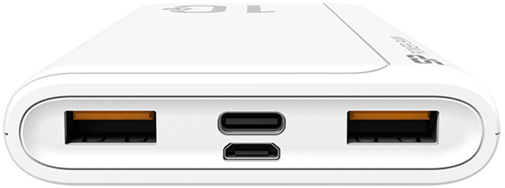 Powerbank Silicon Power QP15 10000 mAh White (SP10KMAPBKQP150W) - obraz 3