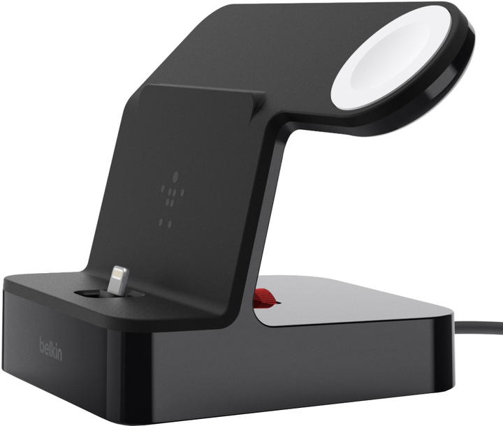 Belkin PowerHouse для Apple Watch + iPhone Black (F8J237vfBLK) - зображення 1