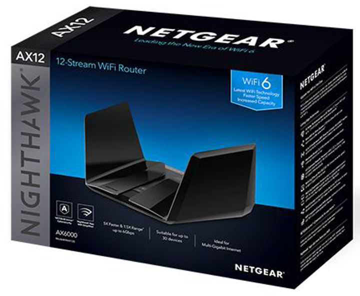 Router Netgear Nighthawk AX12 (RAX120-100EUS) - obraz 6