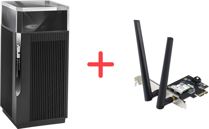 Router Asus ZenWiFi Pro ET12 AXE11000 1PK Czarny - obraz 1