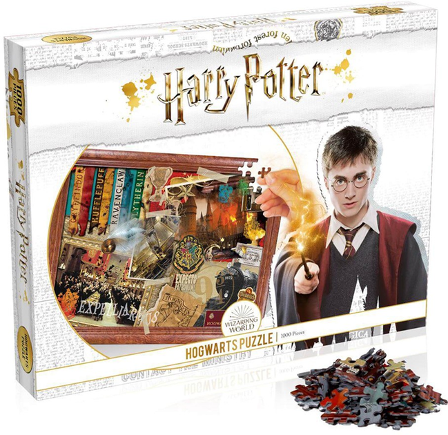 Puzzle Zwycięskie Ruchy HARRY POTTER Hogwart 1000 (5036905039581) - obraz 2