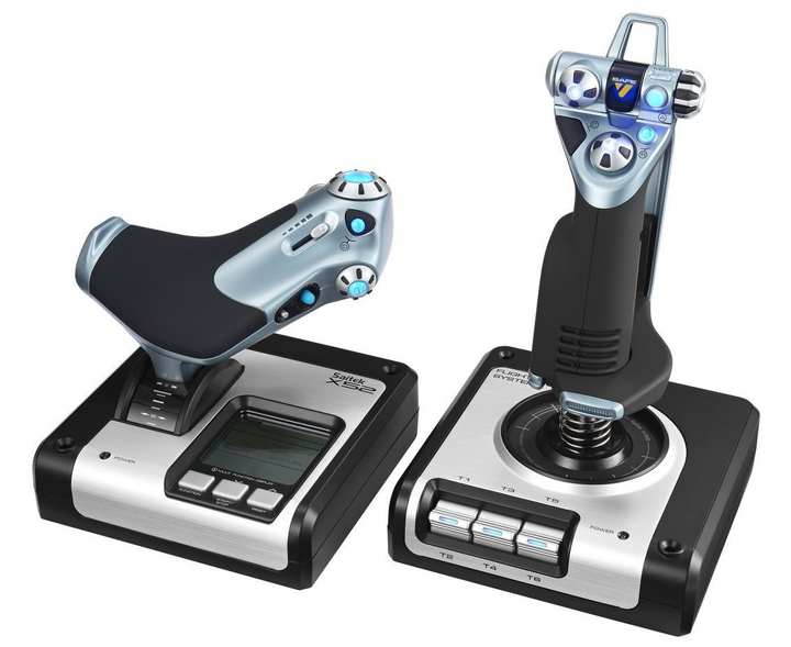 Контролер для ігрових симуляторів Logitech G Saitek X52 Flight Control System (945-000006) - зображення 9