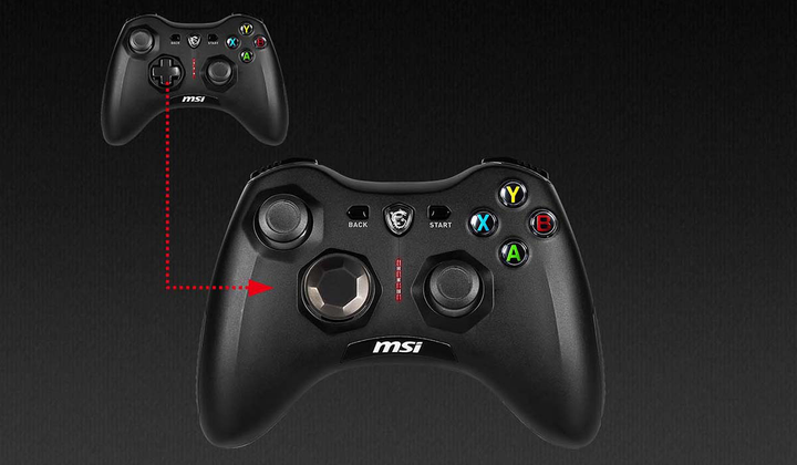Bezprzewodowy pad do gier MSI Force GC30 V2, czarny (FORCE_GC30_V2) - obraz 6