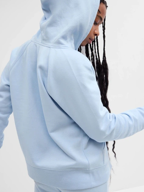 Bluza damska rozpinana streetwear z kapturem GAP 463503-13 L Błękitna (1200119808958) - obraz 2