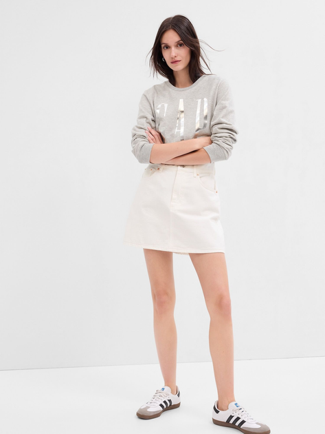 Bluza damska bez kaptura GAP 873575-12 S Szara (1200112112168) - obraz 6