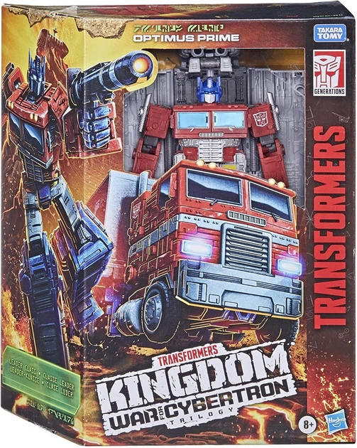 Трансформеры Оптимус Прайм с прицепом Transformers Generations War for Cybertron: Kingdom Optimus Prime Hasbro - изображение 2