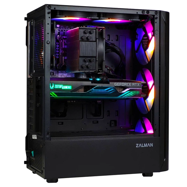 Игровой ПК ZALMA - Intel Core i5-12400F / RTX 3070 8GB / RAM 16GB / SSD 512GB + HDD 2TB - изображение 5