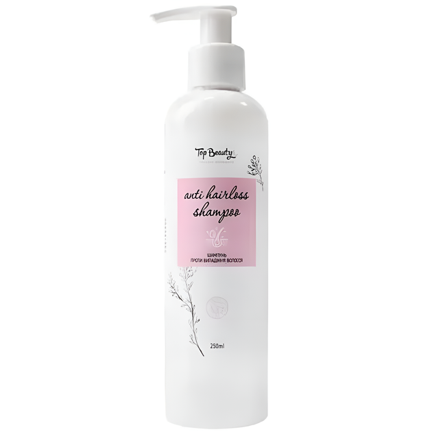 Шампунь против выпадения и для роста волос Top Beauty Anti Hairloss Hair Shampoo 250 мл - Фото 1 Шампунь против выпадения и для роста волос Top Beauty Anti Hairloss Hair Shampoo 250 мл - изображение 1