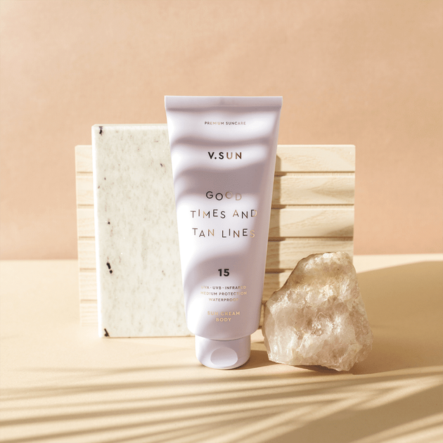 Сонцезахисний крем для тіла V.SUN sun cream body SPF 15 200 мл - зображення 2