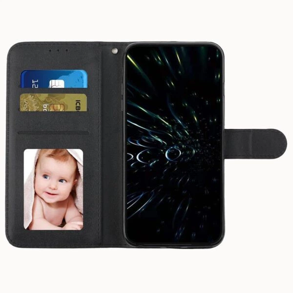 Чехол-книжка с застежкой UniCase Jet Cover для Xiaomi Redmi Note 12 - Black - изображение 2
