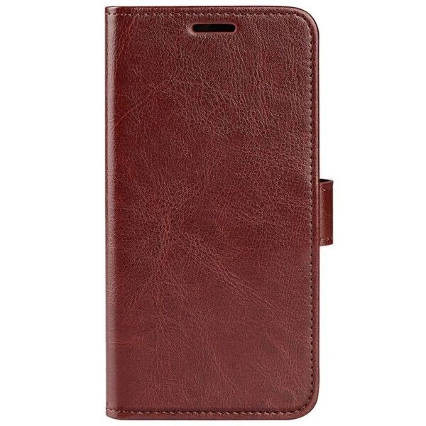 Класичний чохол-книжка Deexe Wallet Style для Nokia C32 - Brown - зображення 4