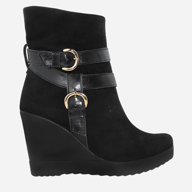 Жіночі ботильйони Shoe Qwix RS301-11 37 23.5 см Чорні від Rozetka на платформі USKIDKA Акція на Жіночі ботильйони Shoe Qwix RS301-11 37 23.5 см Чорні від Rozetka