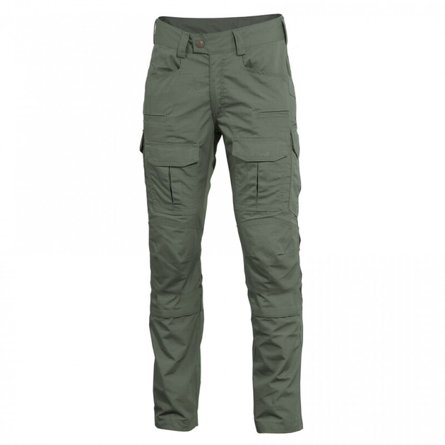 Тактичні військові штани Pentagon Lycos Combat Pants K05043 33/32, Camo Green (Сіро-Зелений) - зображення 1