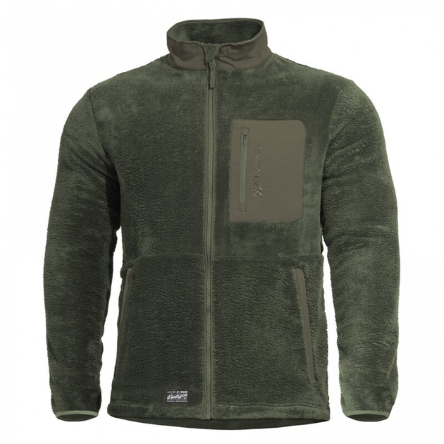 Свитер Pentagon Grizzly Full Zip Sweater 09030 Large, Camo Green (Сіро-Зелений) - изображение 1