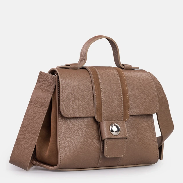 Сумка крос-боді жіноча шкіряна Tosca Blu Dubrovnik TF22WB450-C63 Tobacco (8050035402364) - зображення 3