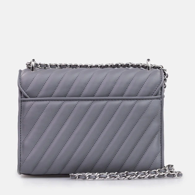 Torebka crossbody damska ze skóry naturalnej Michael Kors 35T0GX0L2V Szara (194900082751) - obraz 2