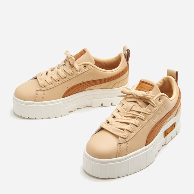 Sneakersy damskie skórzane Puma Mayze Luxe Wns 383995-05 40 (6.5UK) 25.5 cm Brązowe (4065449551885) - obraz 5