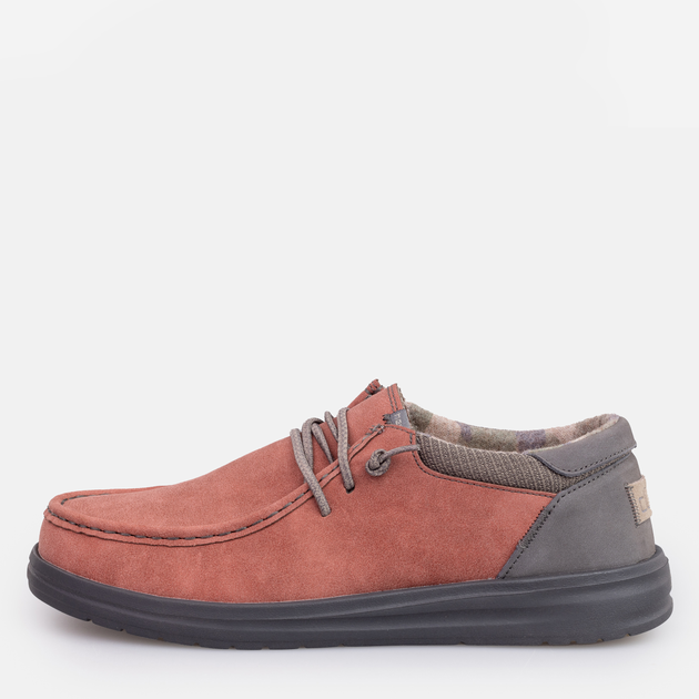Męskie mokasyny Hey Dude 112296812 41 (8US) 27 cm ciemnoczerwone (4894881166223) - obraz 3