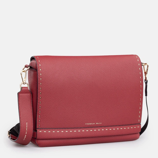 Torebka crossbody damska Tosca Blu Bruxelles TF2226B22-C89 Ciemnoczerwony (8050035460340) - obraz 3