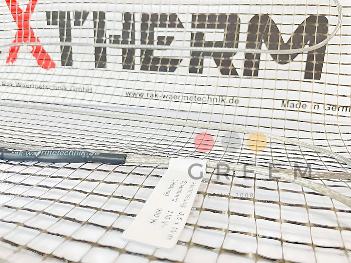 Нагревательный мат Extherm 180 Вт/м2 (Германия) Теплый пол електро 0,5 ...
