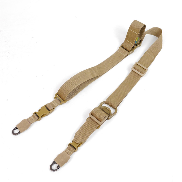 Ремінь 2-точковий Gun Sling G-2 з пряжкою швидкого регулювання Triple-X Coyote (KS4546576) - изображение 2