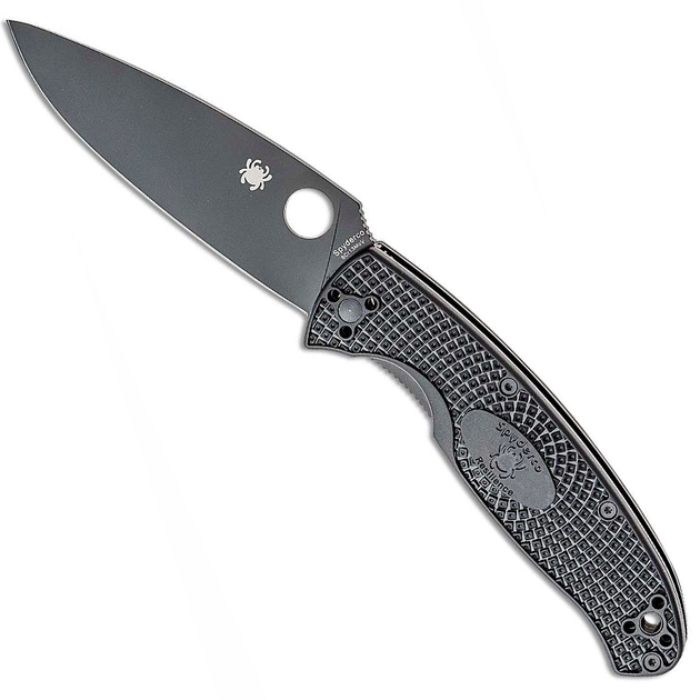 Складаний ніж Spyderco Resilience Black Blade FRN C142PBBK - зображення 1