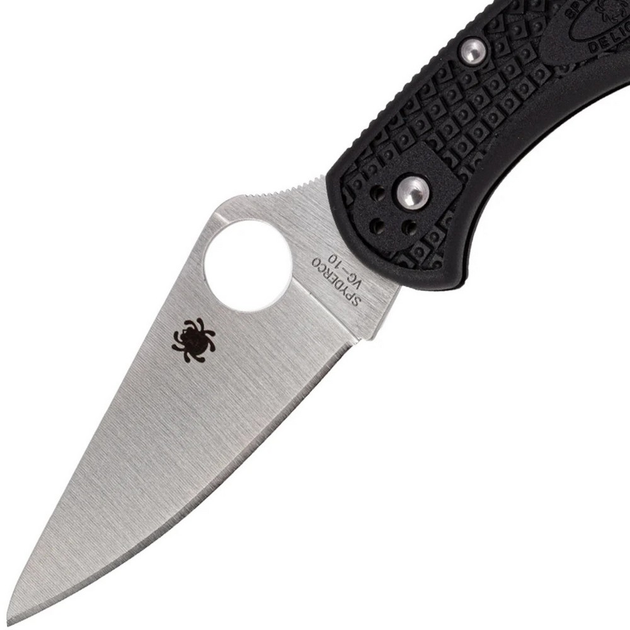 Складной нож Spyderco Delica 4 Flat Ground C11FPBK - изображение 2