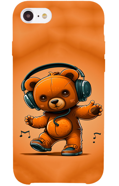 TPU чохол Demsky ведмежа меломан (bear listening music) для Apple iPhone 7 / 8 / se(2020) / Se(2022) - Фото 1 TPU чохол Demsky ведмежа меломан (bear listening music) для Apple iPhone 7 / 8 / se(2020) / Se(2022) - зображення 1