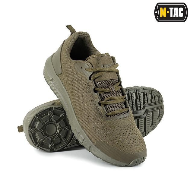 Чоловічі літні тактичні кросівки M-Tac розмір 47 (31 см) Олива (Зелений) (Summer Pro Dark Olive) - зображення 1