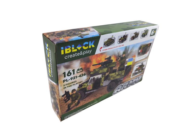 Конструктор iBlock «АРМИЯ» 168 деталей (112381) - изображение 2