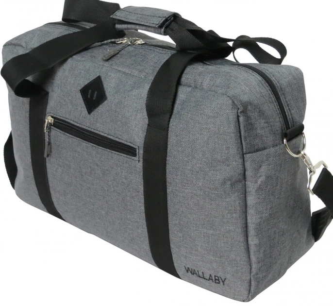 Сумка дорожная 21 л Wallaby 2550 grey серая - Фото 4 Сумка дорожная 21 л Wallaby 2550 grey серая - изображение 4