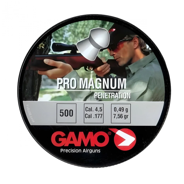 Кулі Gamo Pro Magnum 4.5 мм, 0.49 р, 500шт - зображення 1