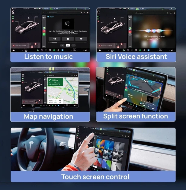 Адаптер CarlinKit T2C for Tesla - беспроводной Apple CarPlay - изображение 5