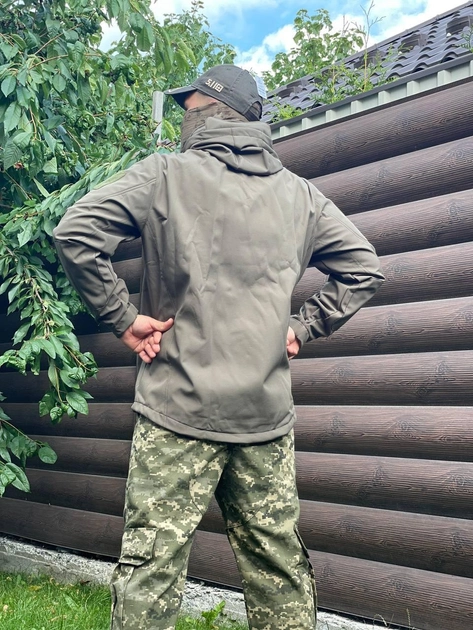 Куртка тактична SoftShell VOGEL Софтшел Оліва M - зображення 2