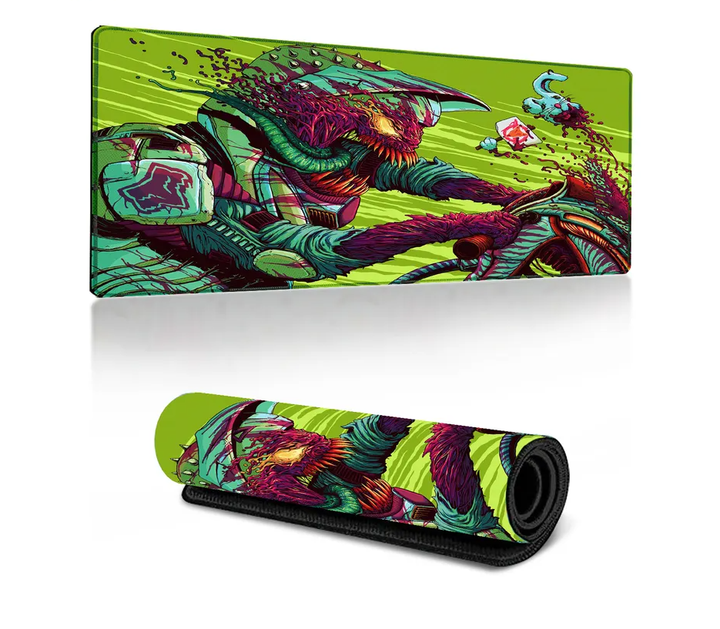Игровая поверхность, коврик для мыши Speed Monster Rabbit 700x300x3 mm, цвет зеленый - изображение 2