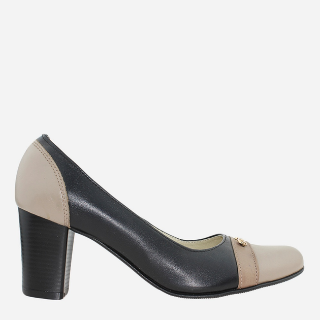 Акція на Жіночі туфлі зі шкіри Mane Shoes RM-954 37 23.5 см Чорні від Rozetka