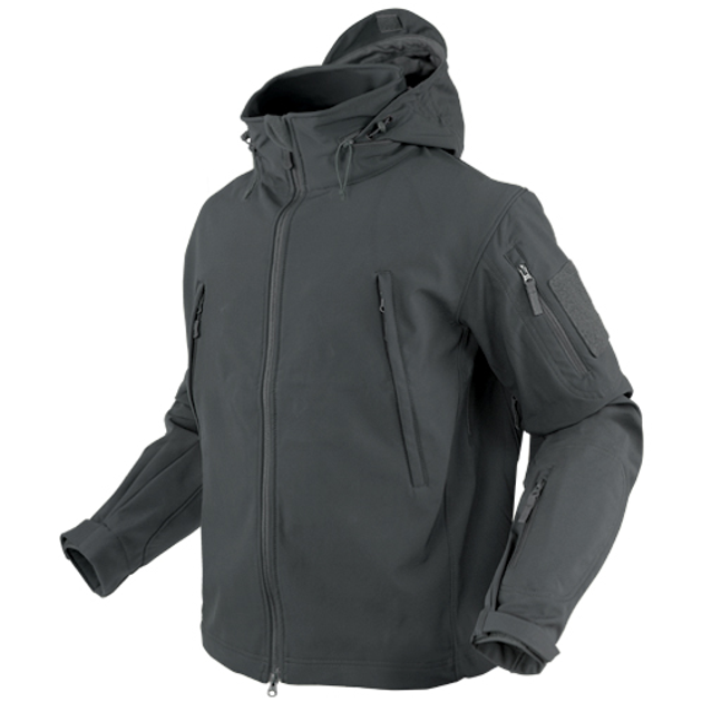 Тактична куртка софтшелл Condor SUMMIT Soft Shell Jacket 602 Medium, Graphite (Сірий) - зображення 1