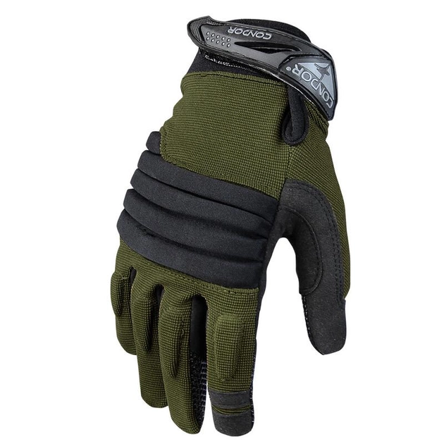 Тактические защитные перчатки Condor STRYKER PADDED KNUCKLE GLOVE 226 X-Large, Sage (Зелений) - изображение 1