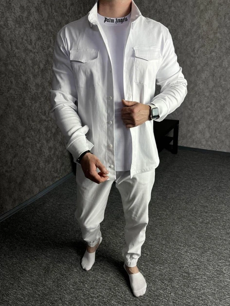 Костюм XL Білий (52-006) - Фото 1 Костюм XL Білий (52-006) - изображение 1