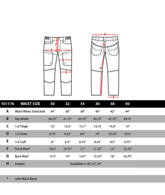 Всесезонные тактические штаны Condor ODYSSEY PANTS (GEN II) 101176 32/32, Чорний - изображение 2