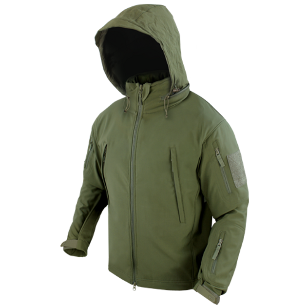 Тактична куртка софтшелл Condor SUMMIT Soft Shell Jacket 602 X-Large, Олива (Olive) - зображення 1